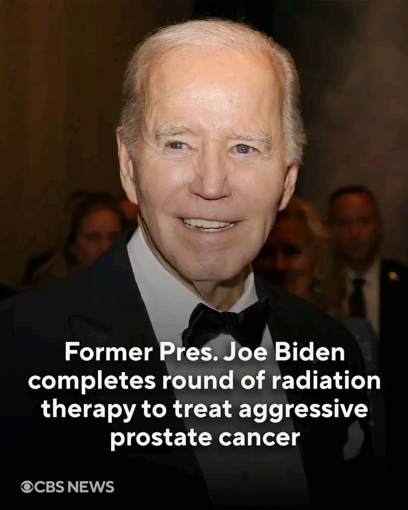 Former USA President Joe Biden completes radiation therapy for aggressive prostate cancer
