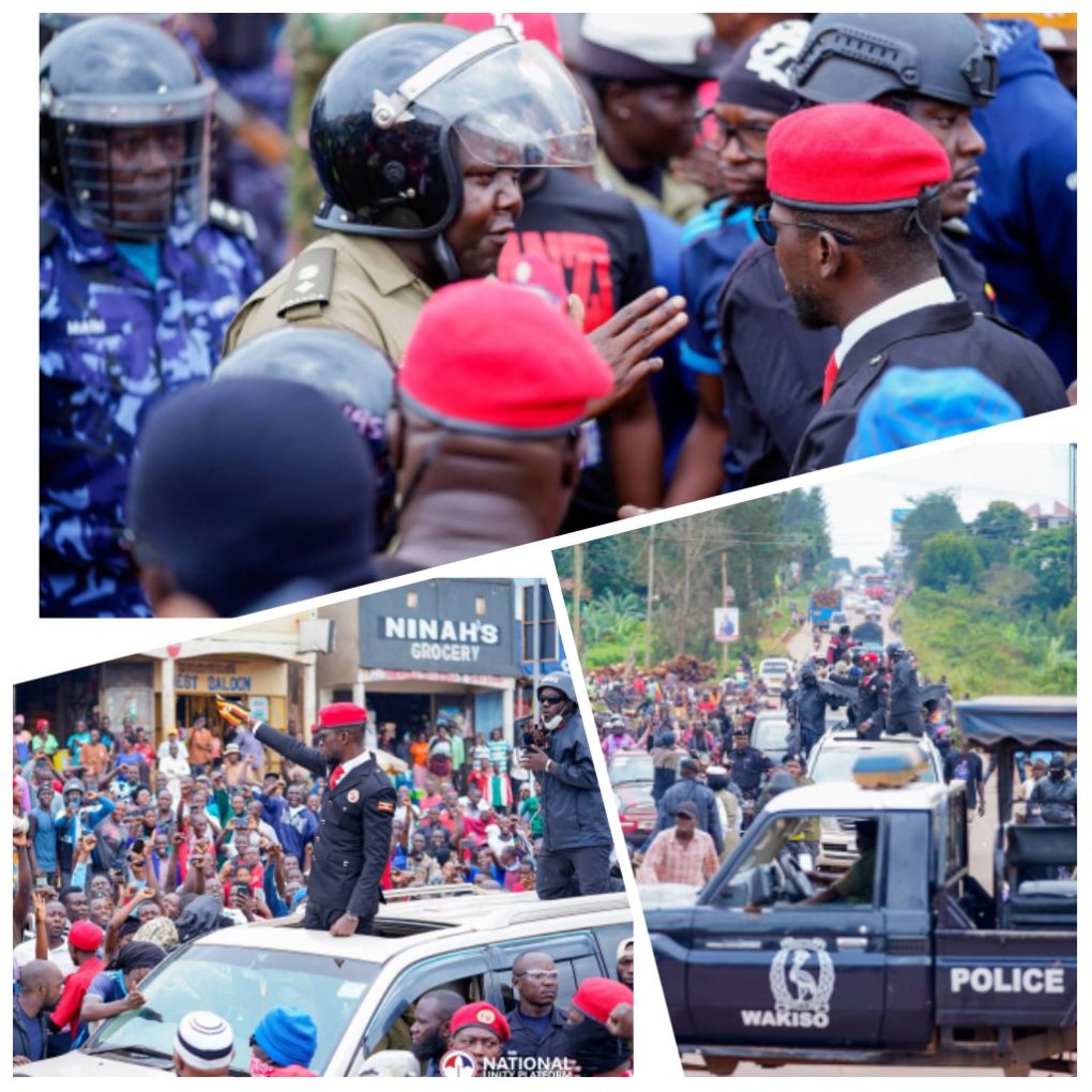 Bobi Wine’s defiant march: The voice of resistance echoes through Mityana