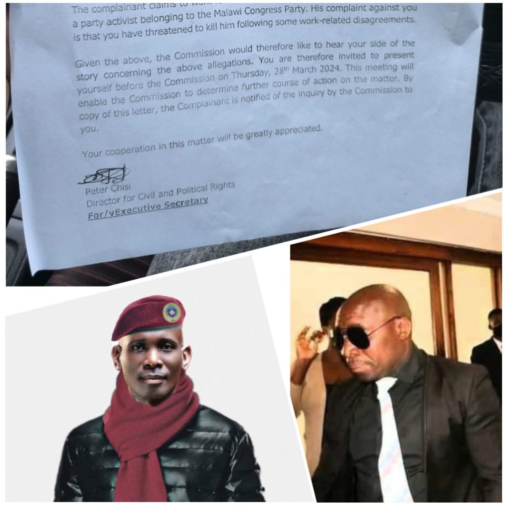 Suspected MCP thug Dala Kadula snubs MHRC summon for threatening to kill activist Chimwemwe Mhango
