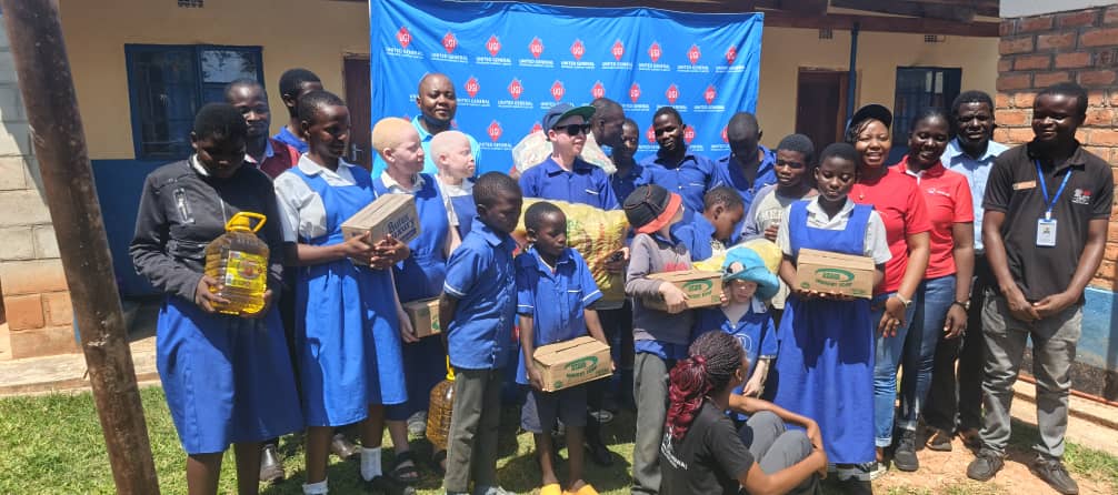 UGI donates MK3 million food supplies to visually impaired learners
