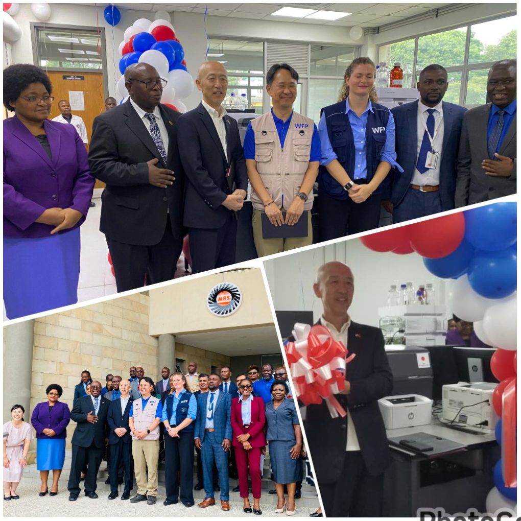 WFP handover U$1 million chemical testing machine to MBS