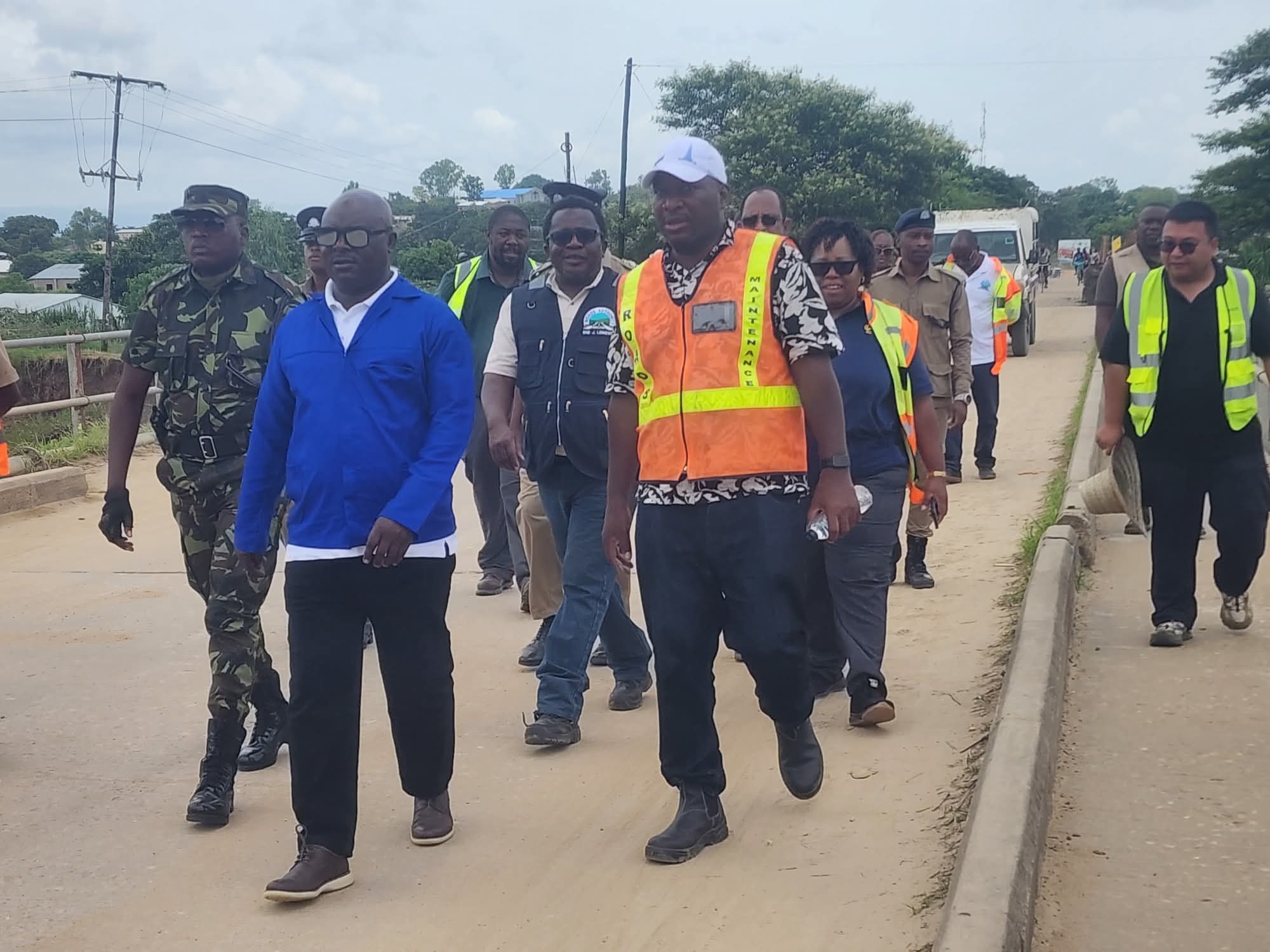 Mutharika Govt restores key roads as Minister Mhango inspects Nkhotakota Road Projects