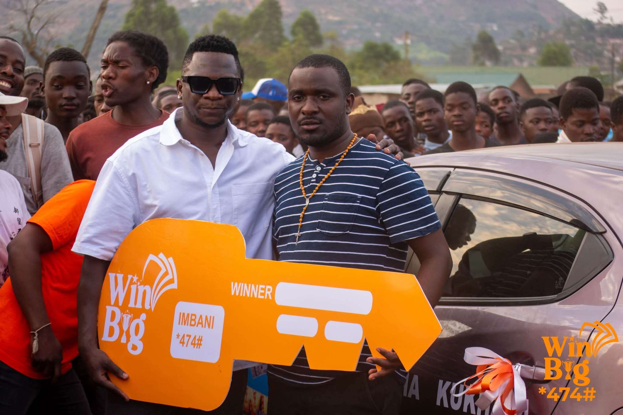 Win Big 474# set to hand over two Mazda Demios vehicles in Lilongwe