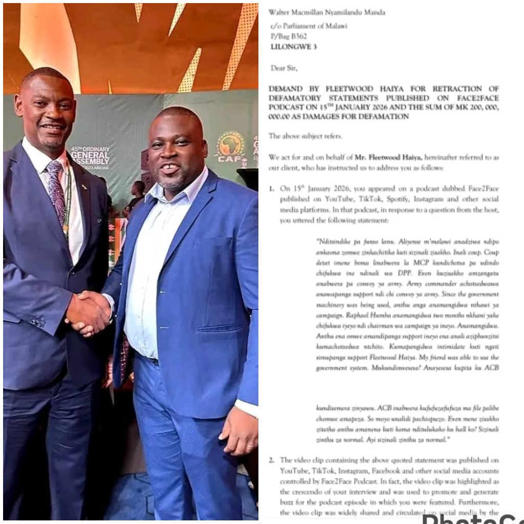 Haiya demands MK200 million from Nyamilandu over alleged defamatory remarks