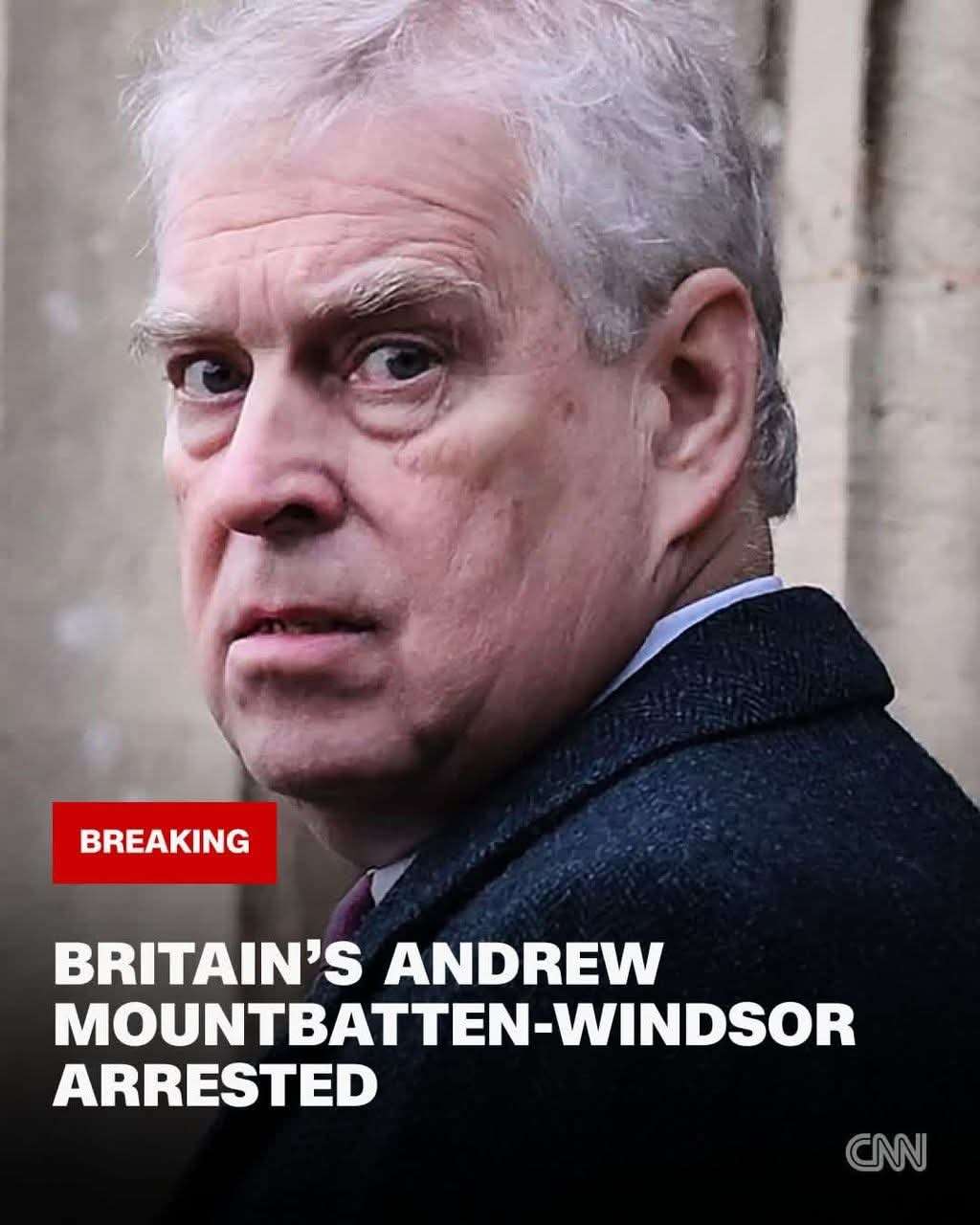 England King Charles III’s brother Andrew Mountbatten-Windsor arrested over office misconduct