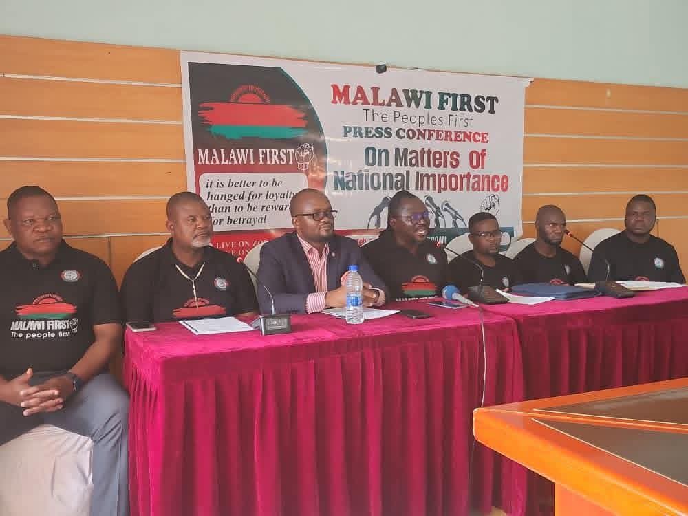 Malawi First Movement chides Kamangila, Kenani over “reckless corruption claims” on social media