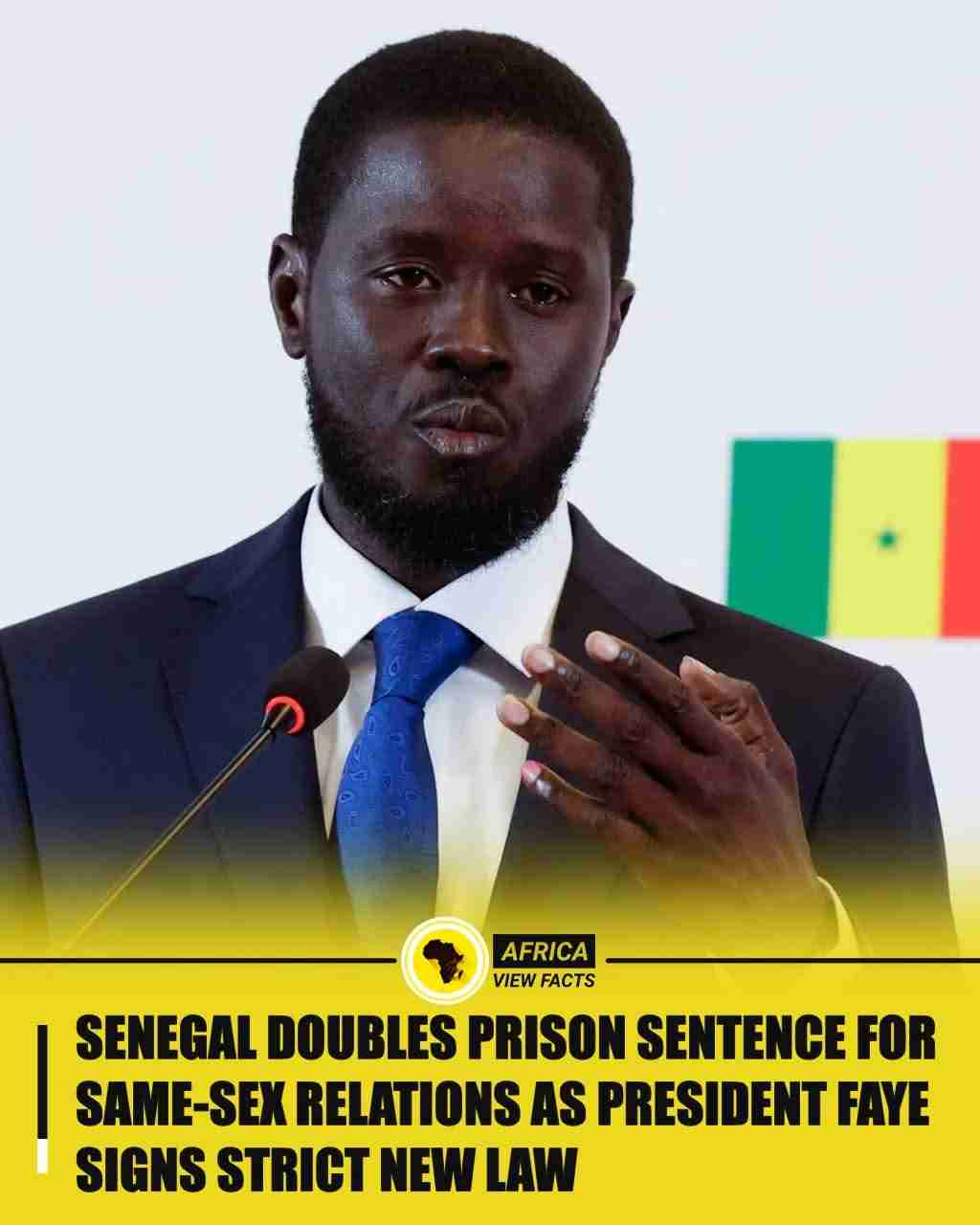 Senegal doubles punishment for homesexual convicts