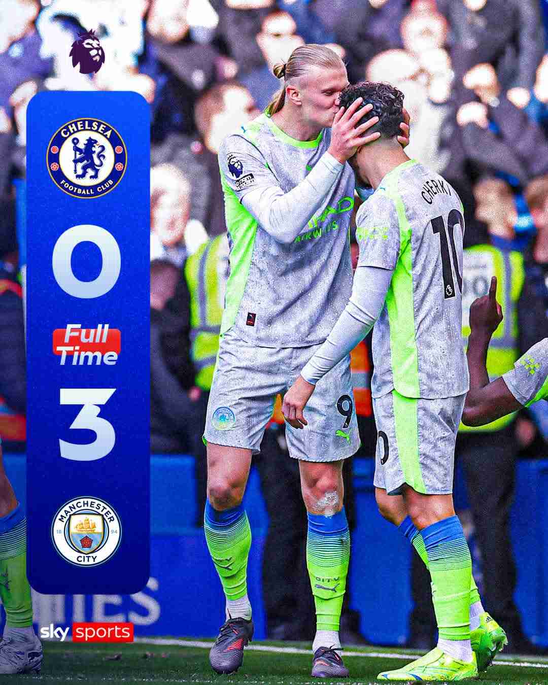Manchester City stuns Chelsea to ease gap against Arsenal: 2025/26 English Premier League