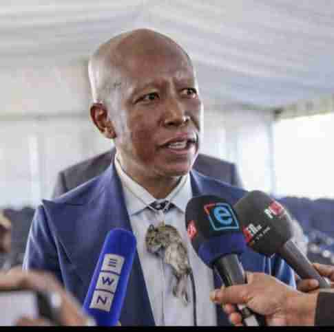South African opposition figure Julius Malema jailed five years over illegal firearms possession, firing