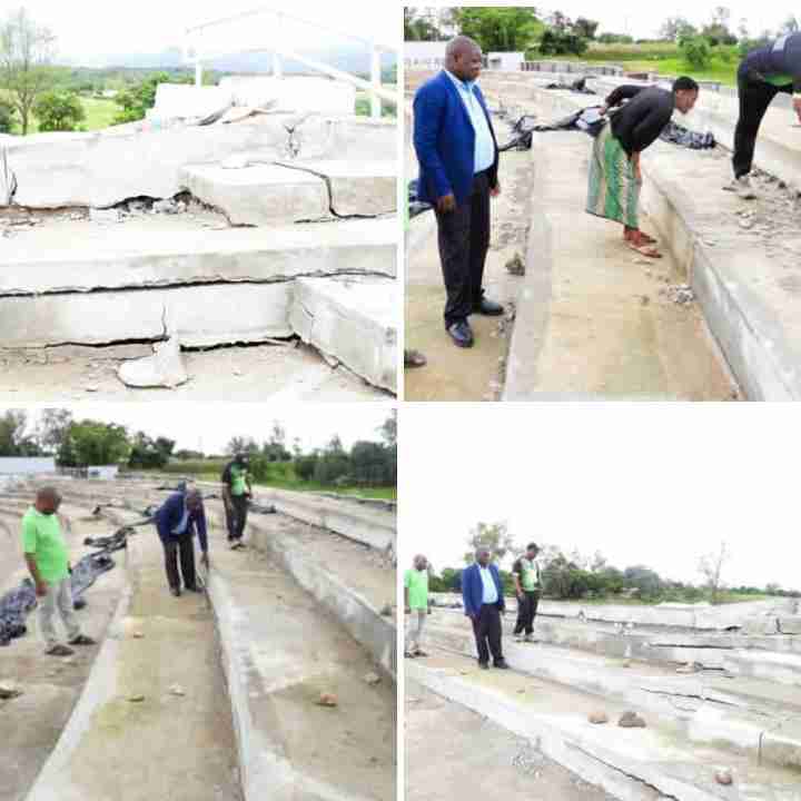 Chakwera’s MCP regime, Bonongwe construction under fire for Mwanza Stadium shoddy works