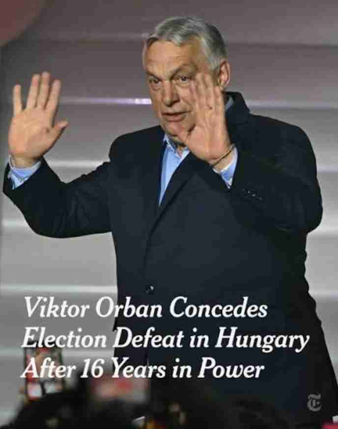 Hungary’s Orbán concedes defeat after 16 years in power