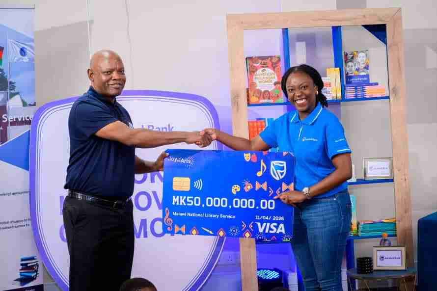 National Library gets MK50m book deposit from Standard Bank