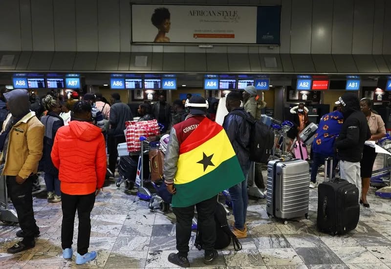 Ghanaian Embassy launches overnight repatriation operation at Johannesburg Airport