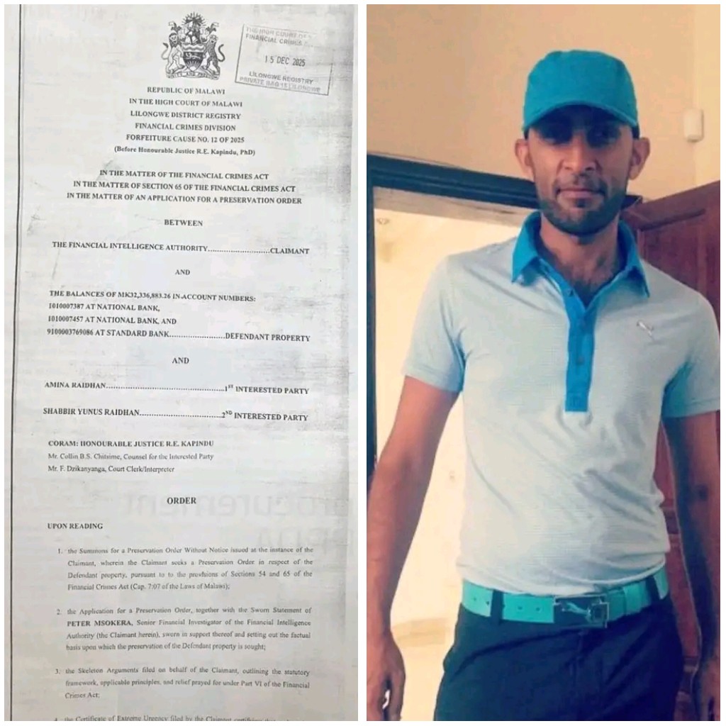 Busted! MK35m paid to block Shabbir Raidhan’s prosecution in protecting Malawi’s money laundering network