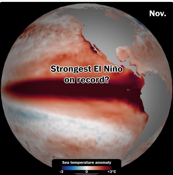 El Niño drives unseasonal beach weather in Lima as Pacific Waters heat to record levels