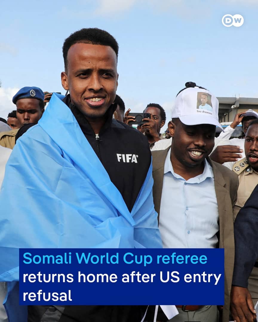 Somali Referee Omar Abdulkadir Artan returns home after 2026 World Cup exclusion