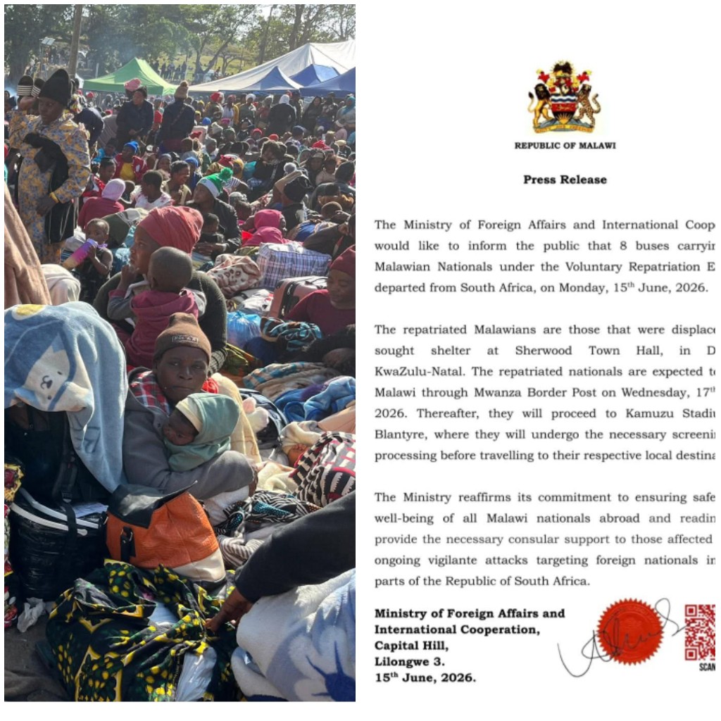 Govt repatriates 645 Malawians from Durban amid SA vigilante attacks