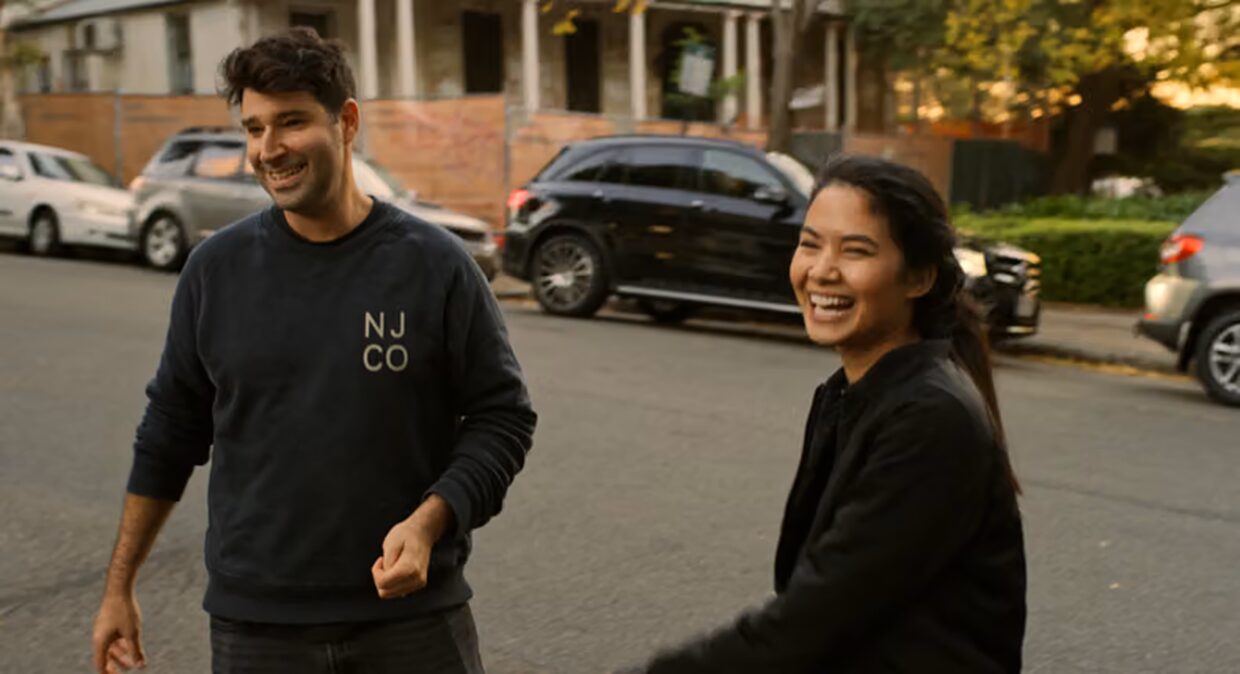 Melanie Perkins and Cliff Obrecht