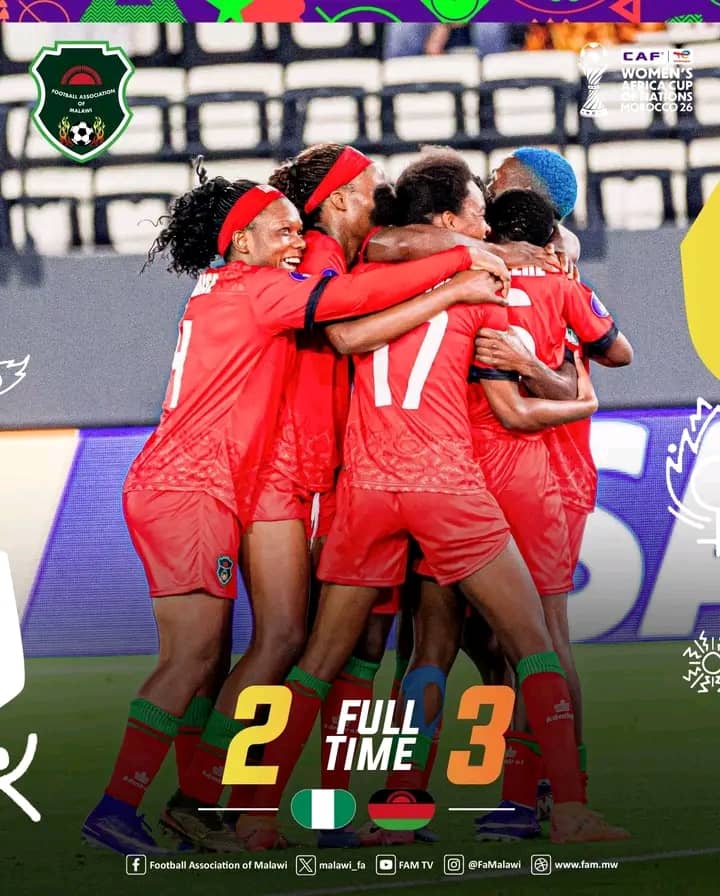 Malawi’s Scorchers humiliate defending Champions Nigeria’ Super Falcons: 2026 WAFCON