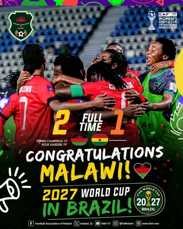 How Malawi’s Scorchers shock football pundits to qualify 2027 World Cup?