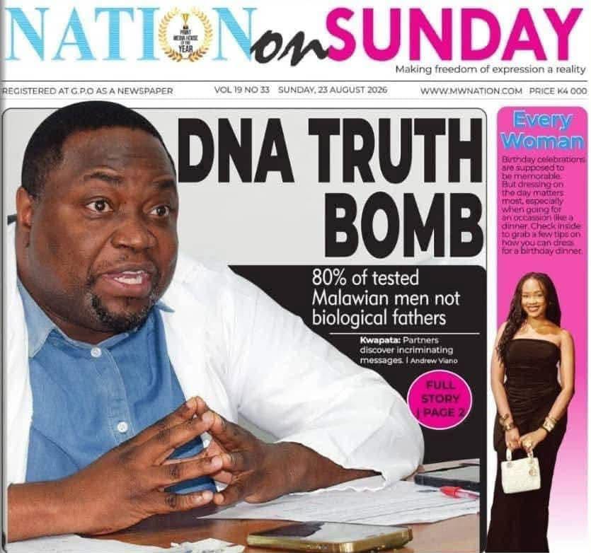 80% tested Malawian men not biological fathers stings