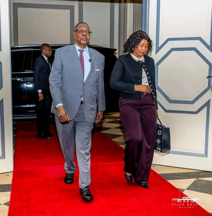 Malawi President Peter Mutharika returns home from private trip to South Africa