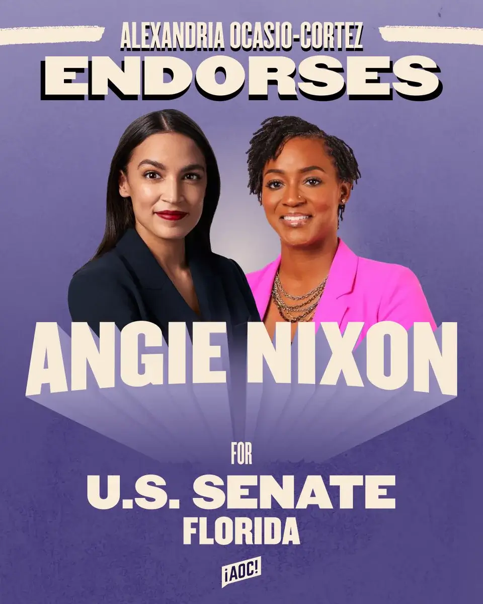 Congresswoman Alexandria Ocasio-Cortez Endorses State Rep. Angie Nixon for U.S. Senate