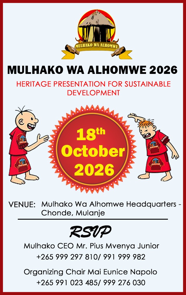 Mulhako Wa Alhomwe 2026 Festival set for Oct 18