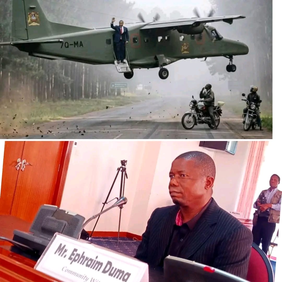 Fresh Chilima’s plane crash inquiry: “They shot me three times while running for my life”-witness Ephraim Duma