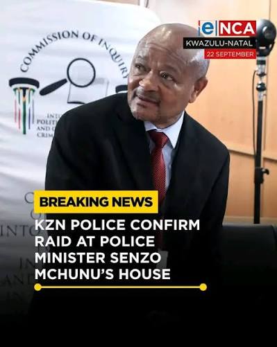 Second raid on RSA Minister Mchunu’s home